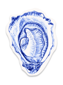 Draggable oyster shell illustration